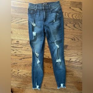 Express high waisted distressed Jeans